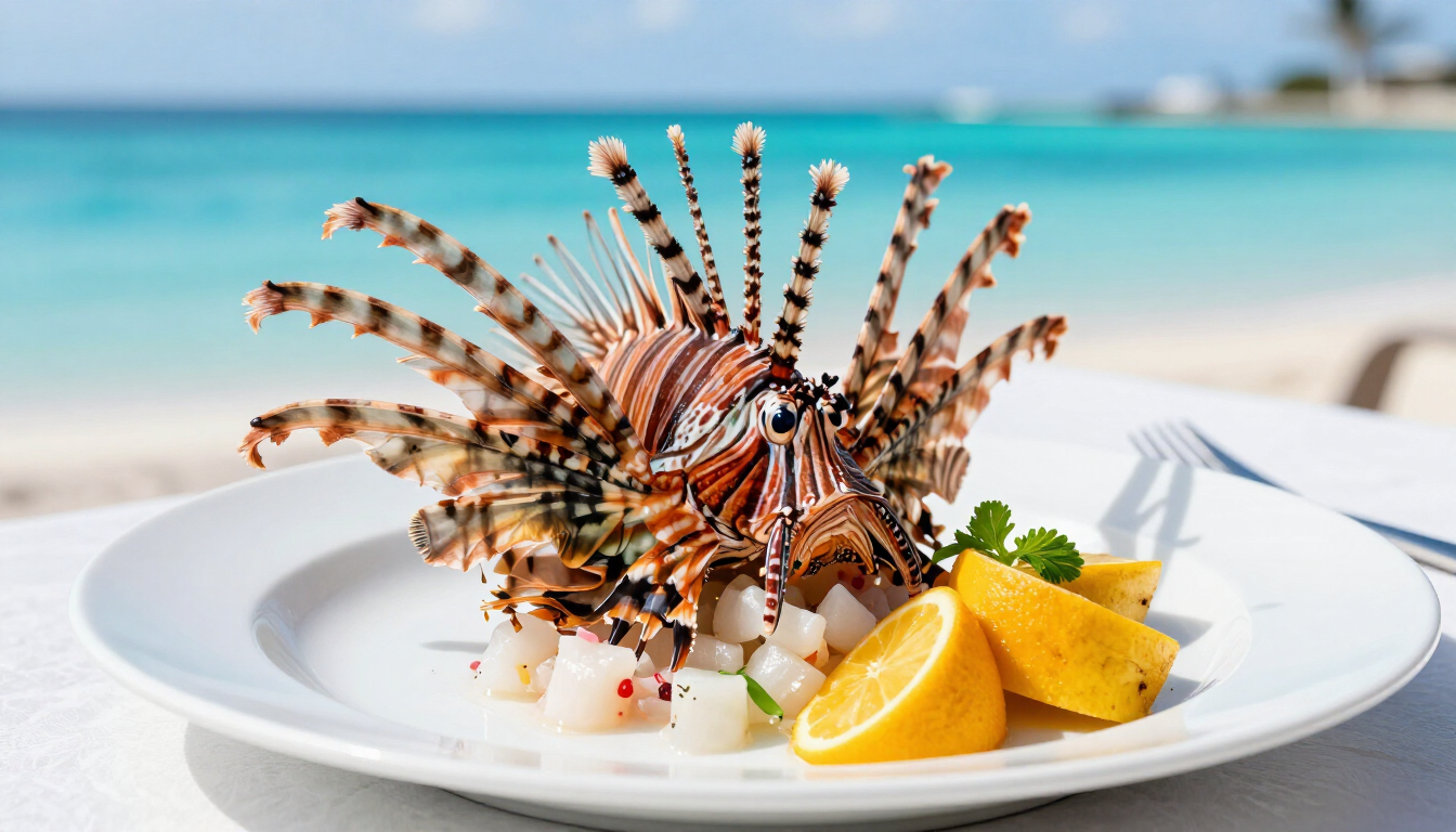 Outreach — lionfish as a premium local catch